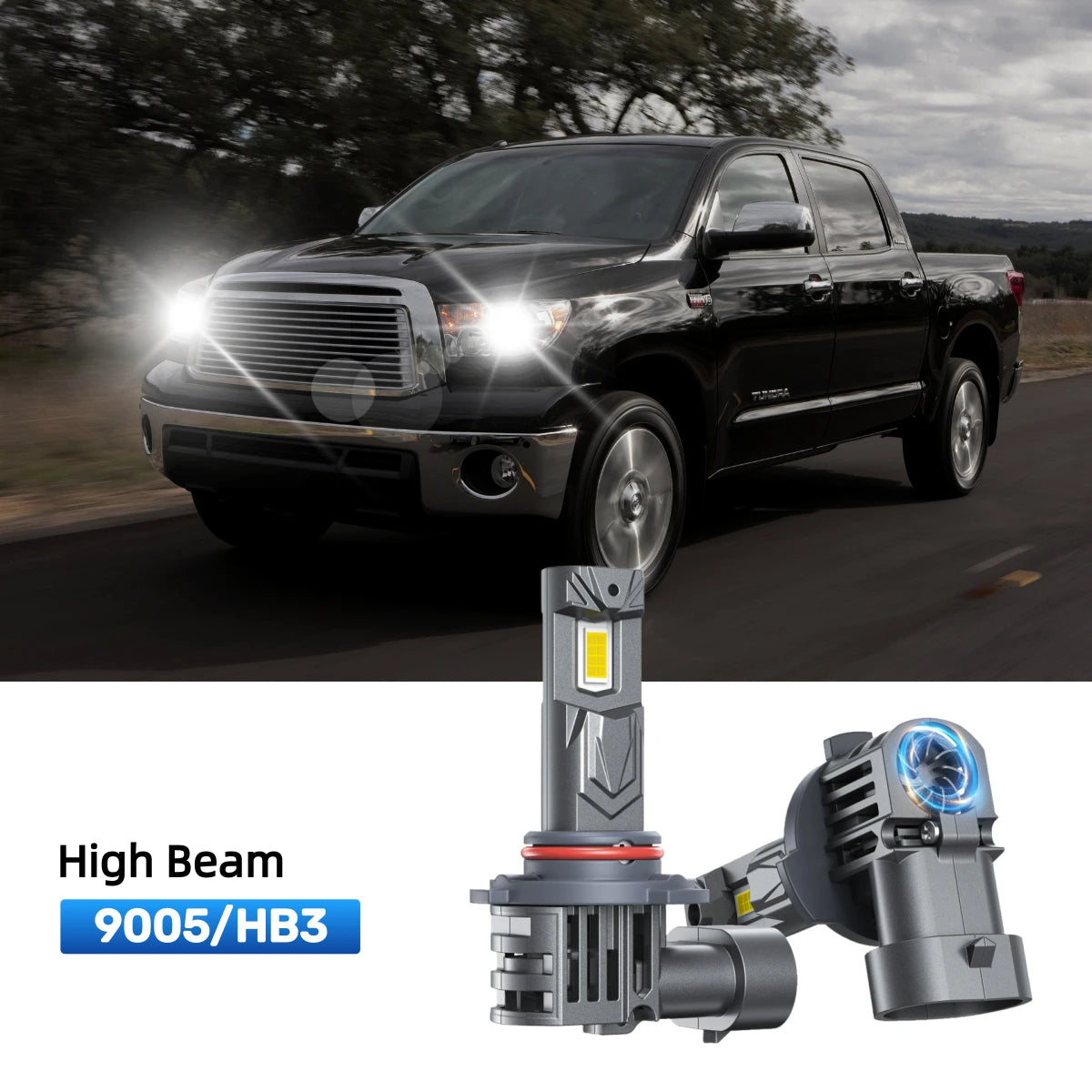RIMTHIN 9005 LED High Beam Bulbs Fit for 2007-2013 Toyota Tundra