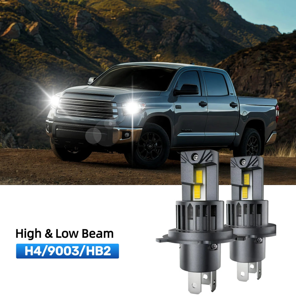 RIMTHIN H4 LED High & Low Beam Bulbs Fit for 2021 Toyota Tundra