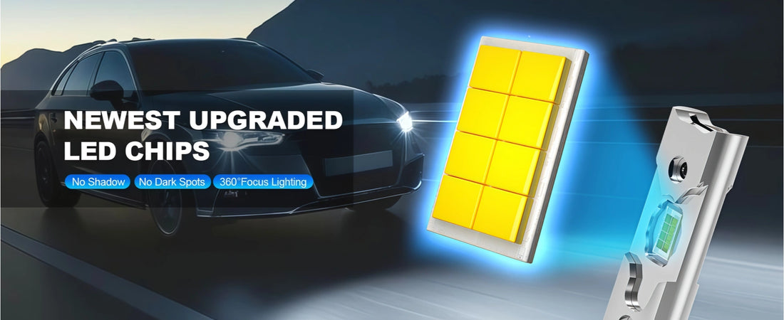 XM3 Series H1 LED Headlight Bulbs with the Latest Upgraded LED Chips