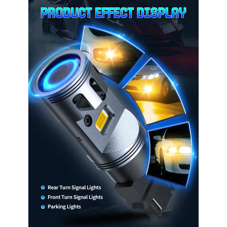 Best 3157 Amber LED Turn Signal Light Bulbs