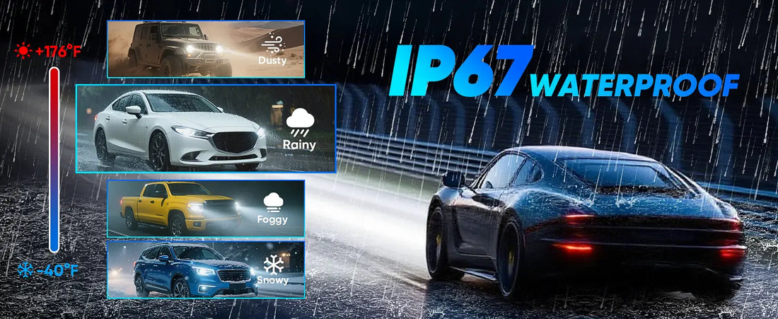 DF1 H10 LED Fog Lamp Bulbs Suitable for All Weather Conditions