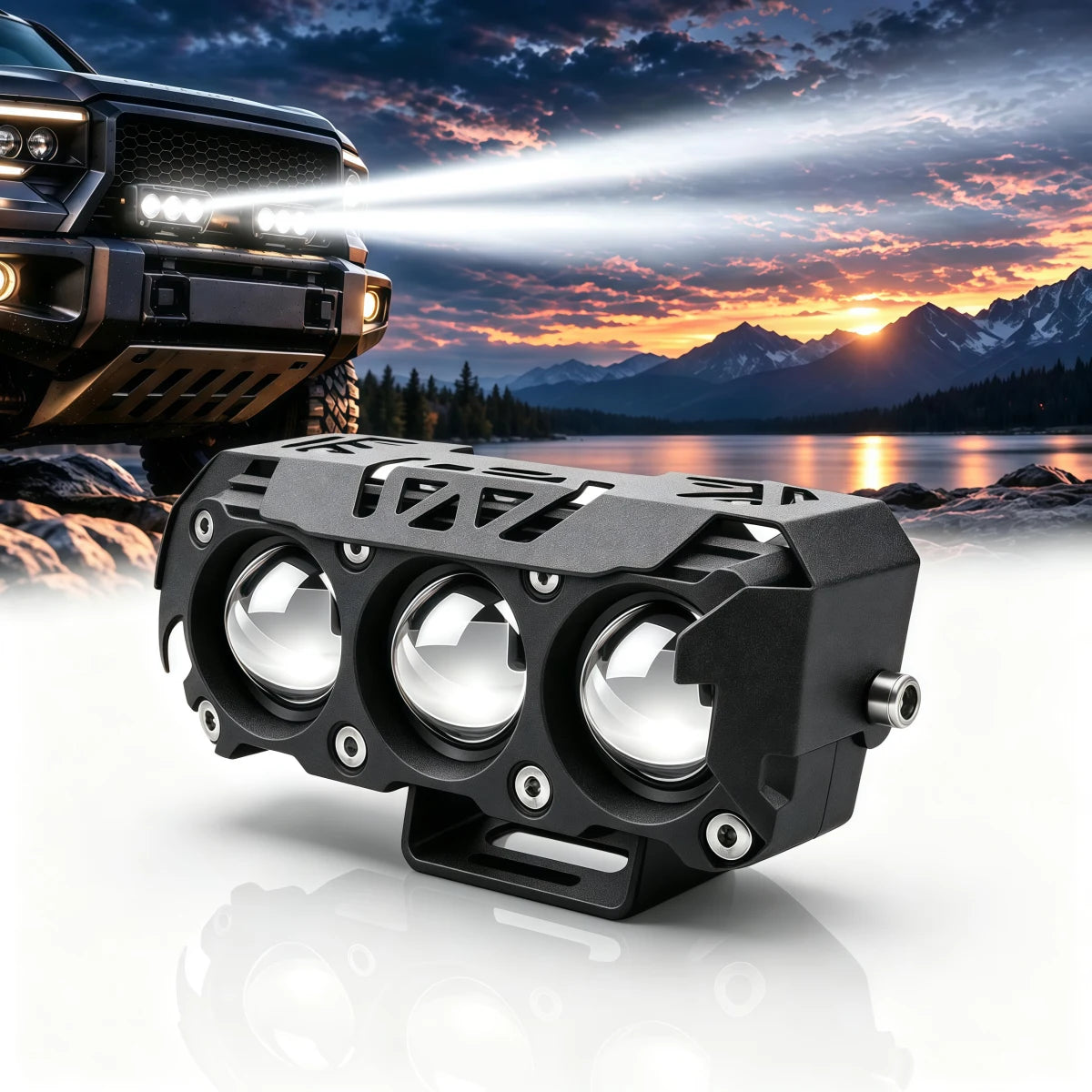 RIMTHIN LED pod lights offroad driving fog lights for trucks and SUVs