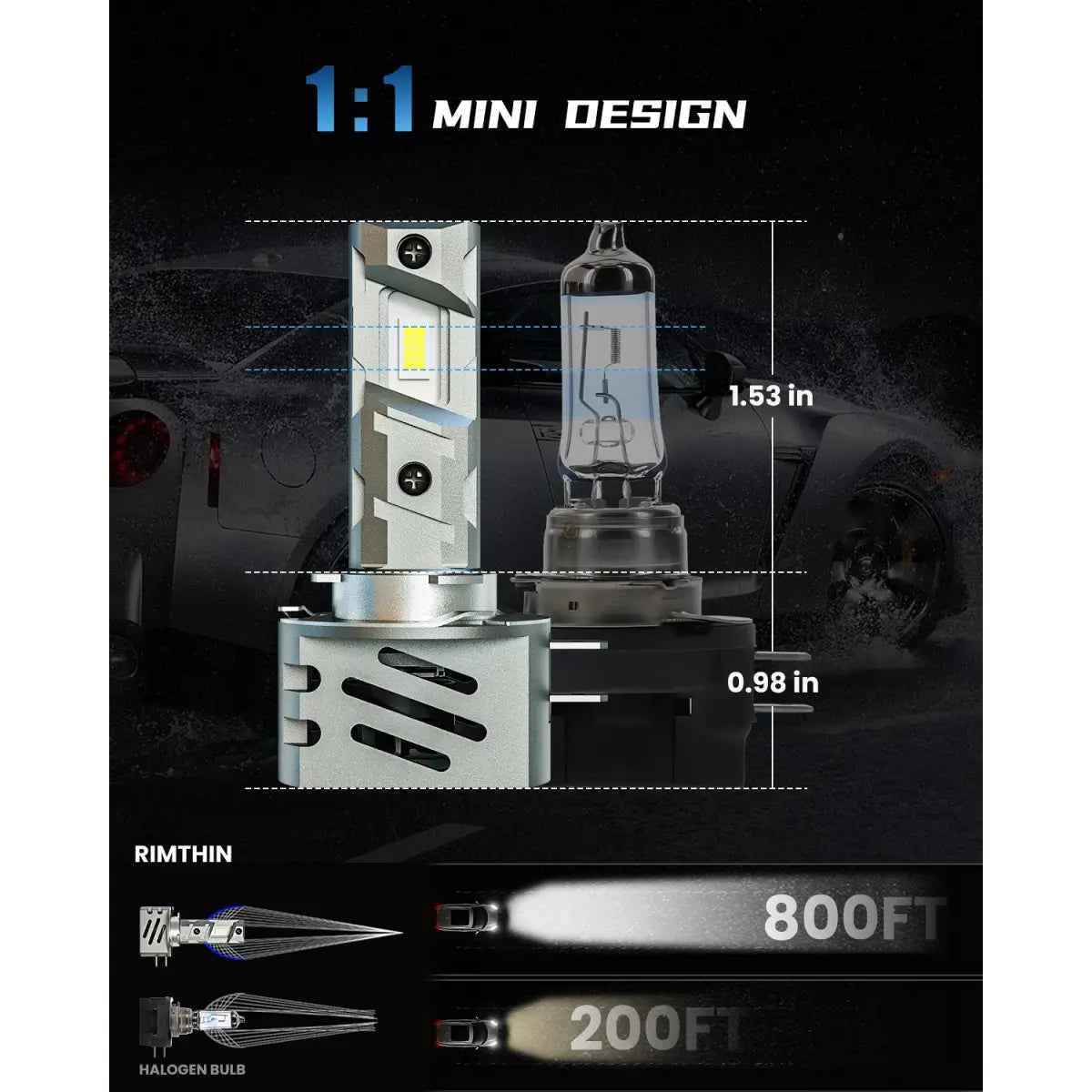Plug and play 2009-2010  Kia Optima  LED headlight bulbs for easy upgrade