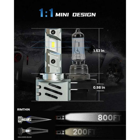 Plug and play 2009-2010  Kia Optima  LED headlight bulbs for easy upgrade