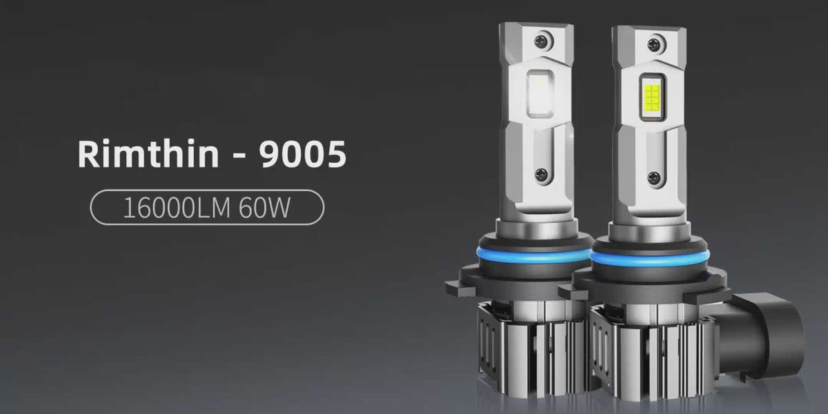 RIMTHIN 9006/HB4 LED Headlight Bulb Installation Video