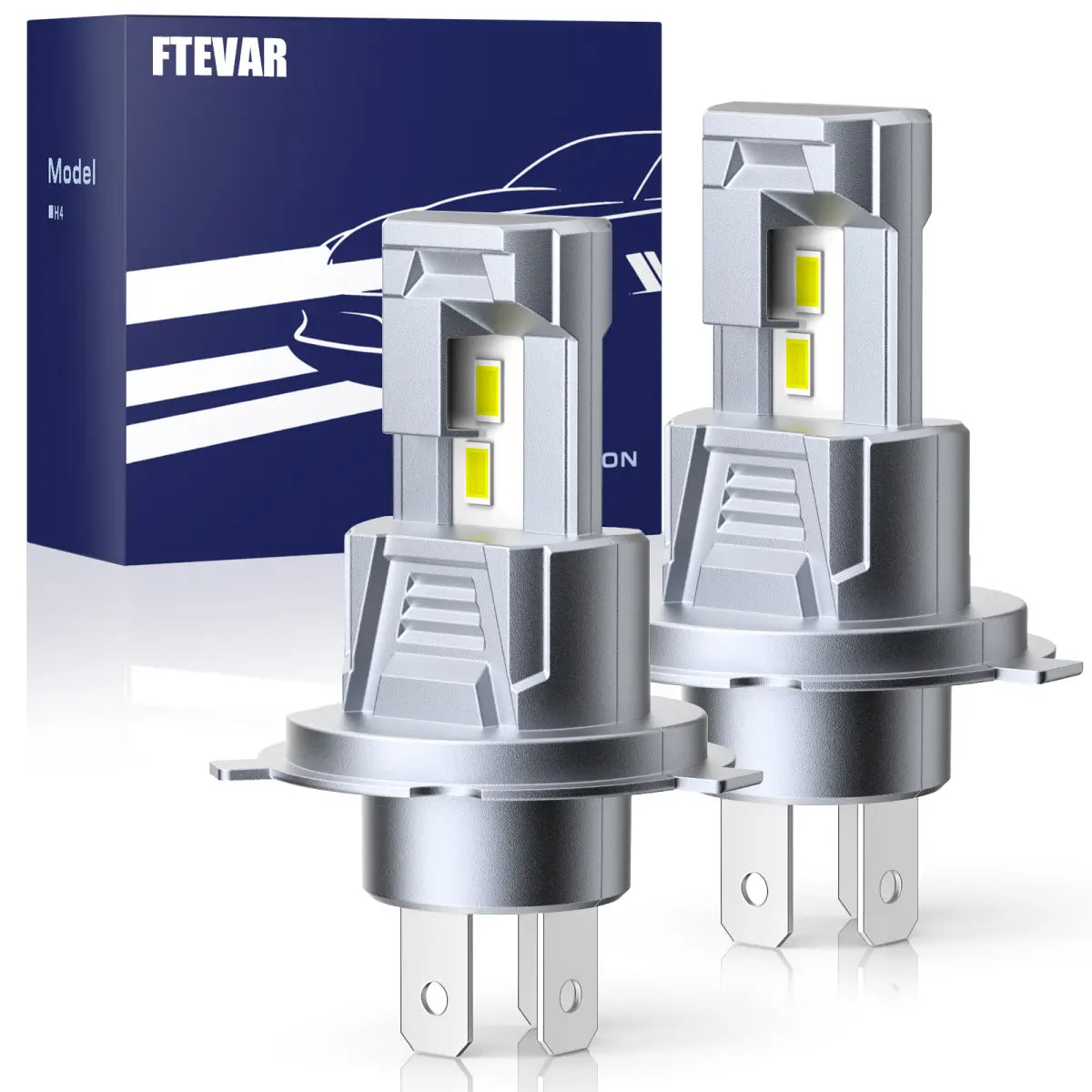 H4 LED Headlights – 100W High Power, Long Beam Range - RIMTHIN