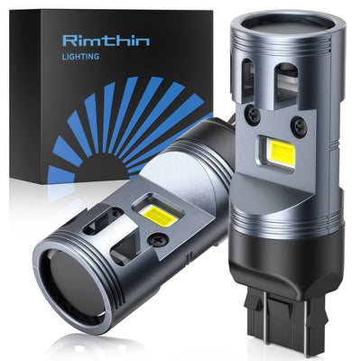 Rimthin TY1 Series 7443 White LED Parking Light Bulbs