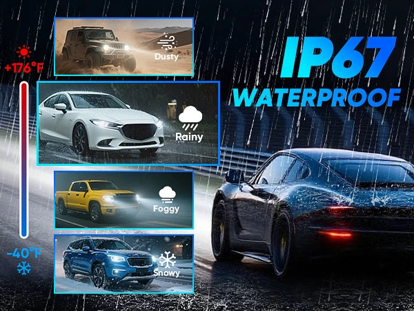 XM1 Series 9012 Headlight Bulbs are Suitable for All Weather Conditions
