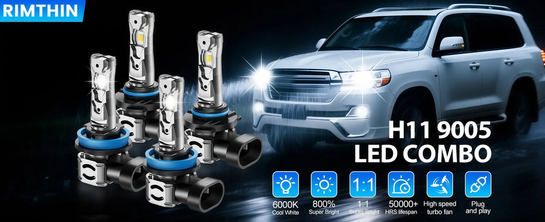XM3 Series H11 9005 LED Light Bulbs