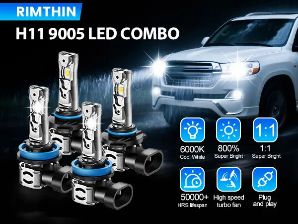 XM3 Series H11 9005 LED Bulbs